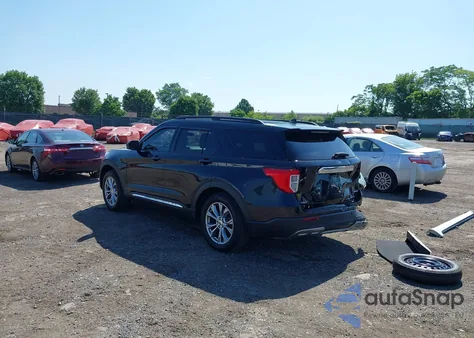 2021 Ford Explorer Xlt из США, поврежденный, VIN 1FMSK8DH8MGA66421